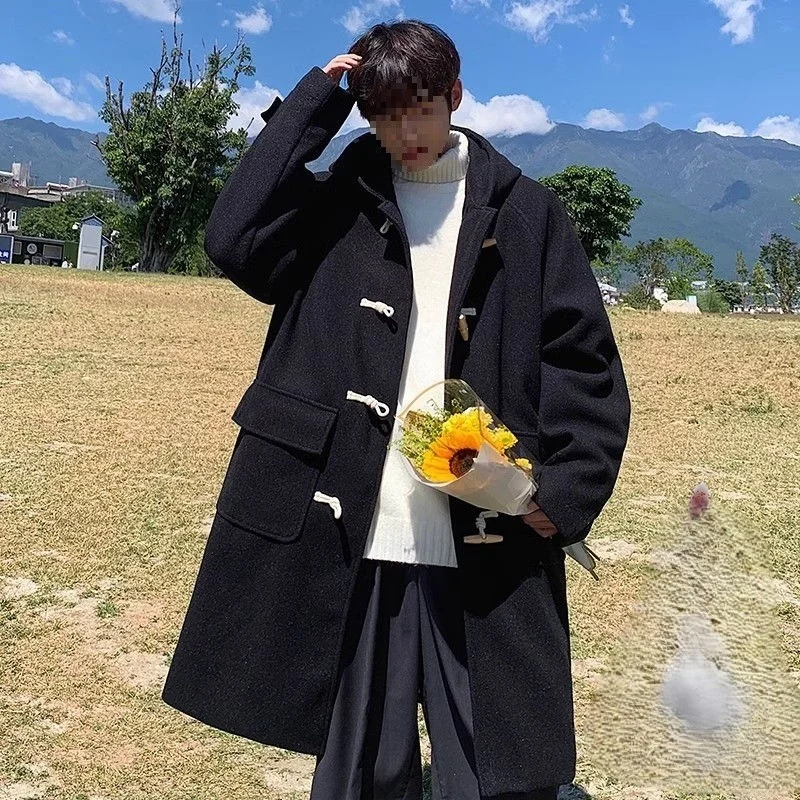 

Мужской тренчкот в английском стиле, уникальный демисезонный плащ средней длины с отражающим принтом, Citybody Bar 2026, Япония, с погонами, Ins