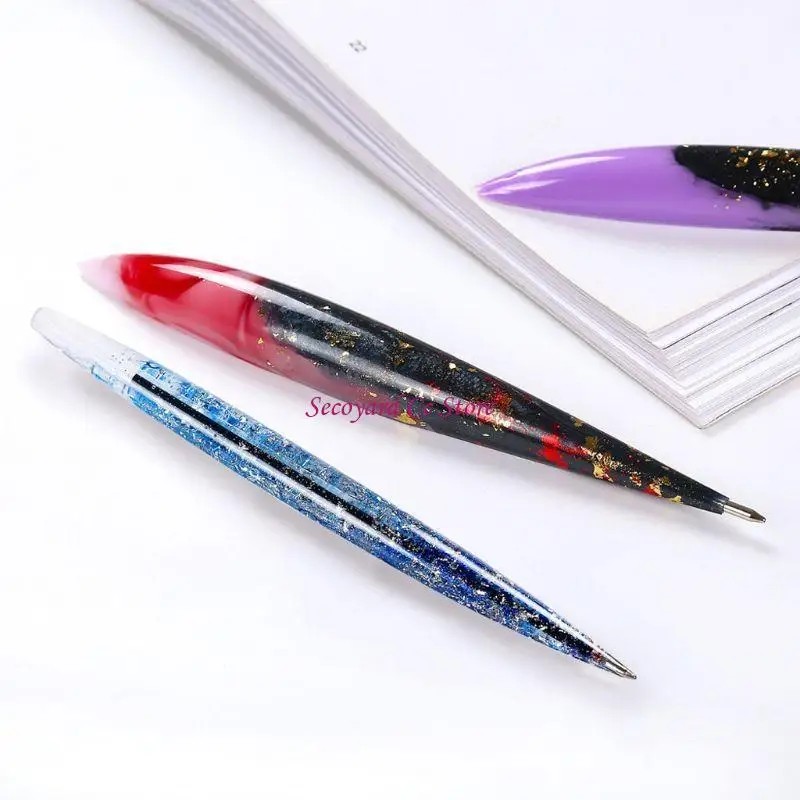 N3UC Pens Cylinder Moulds DIY Tools Jewelry for Student Gift Jewelry Making Crafting