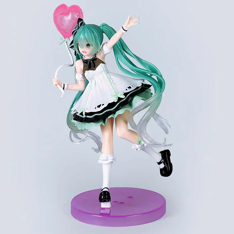 New Hot sale Original Hatsune Miku Birthday Party 2025 AMP Figure Ver. Anime Action Model Collectible Toys Gift