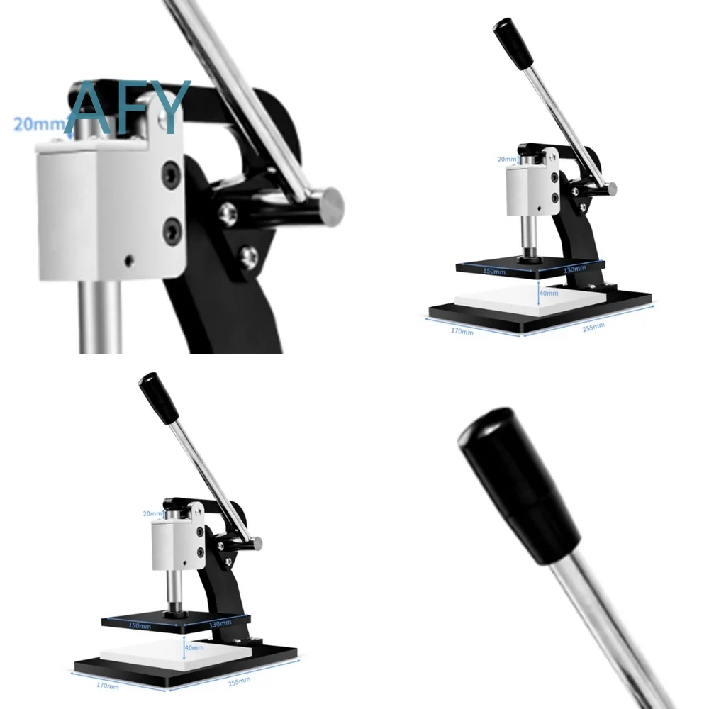 Manual Die Cutting Machine for Crafting 90x130mm Knife Die Puncher for Leather Paper Cardstock Fabric Vinyl Pendant Making