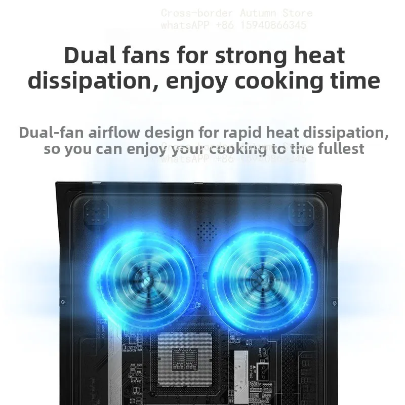 High power induction cooker 3500W stainless steel electromagnetic cooker household flat cooking utensils