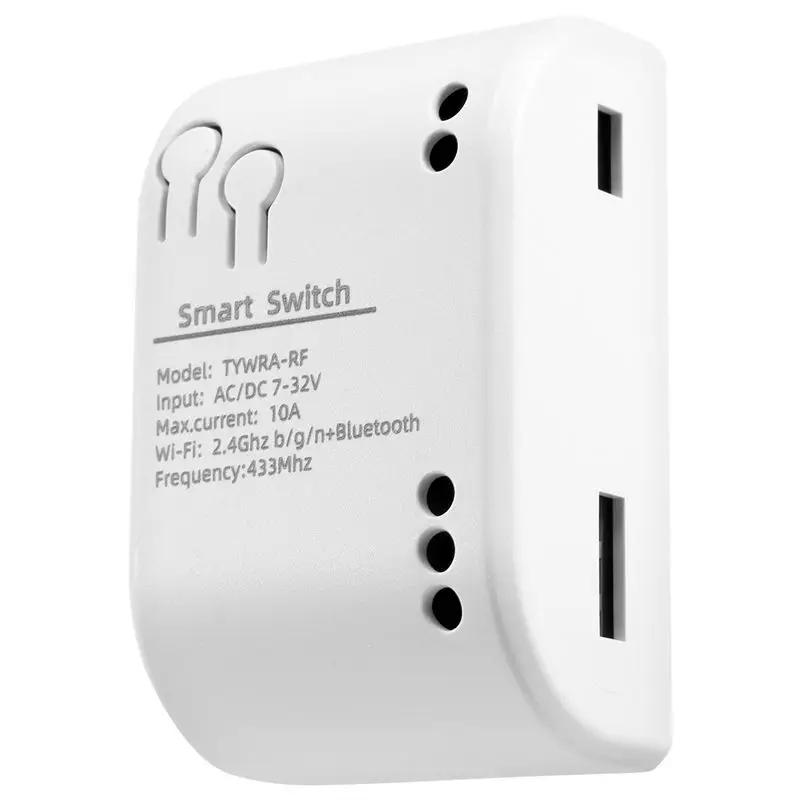 A53M-1CH RF Smart Switch 7-32V AC DC WIFI Tuya Remote Control 433 Light Switch 10A Rele Relay Self-Locking Interlock Inching