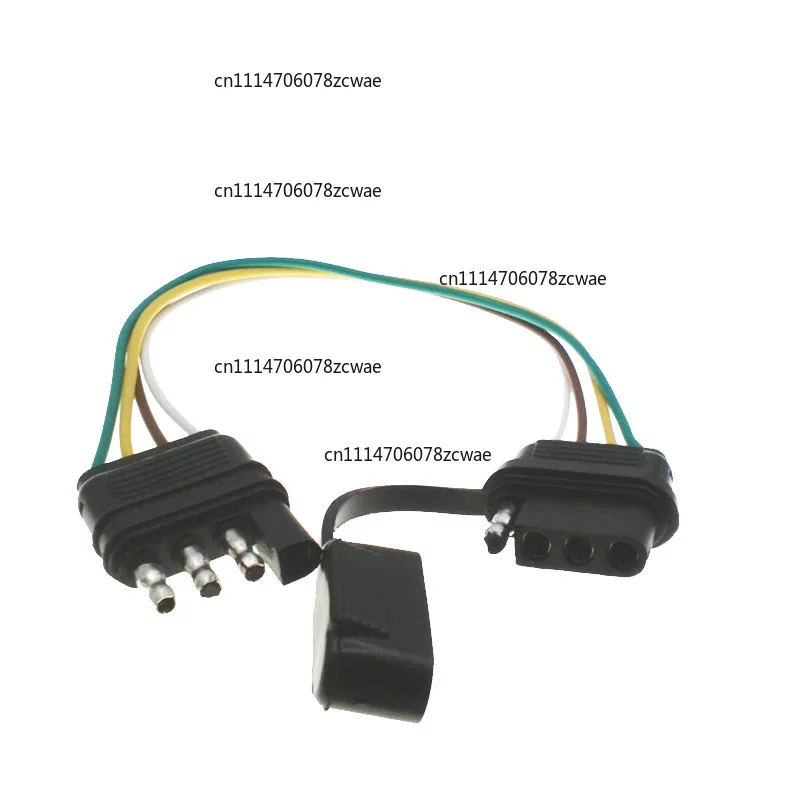 Aviation Connector Male Female Extension Spring Wire 4CH Vehicle Trailer Camera Video Cable
