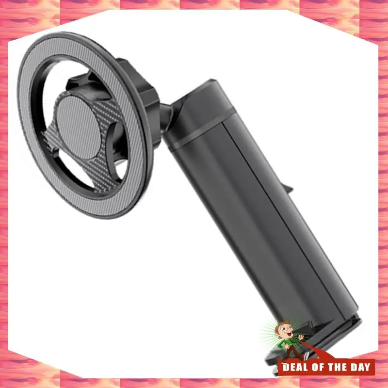 24-Hour Delivery Magnetic Airplane Phone Holder For Car Back Seat 360° Rotation Travel Desk Phone Mount Adjustable Stand