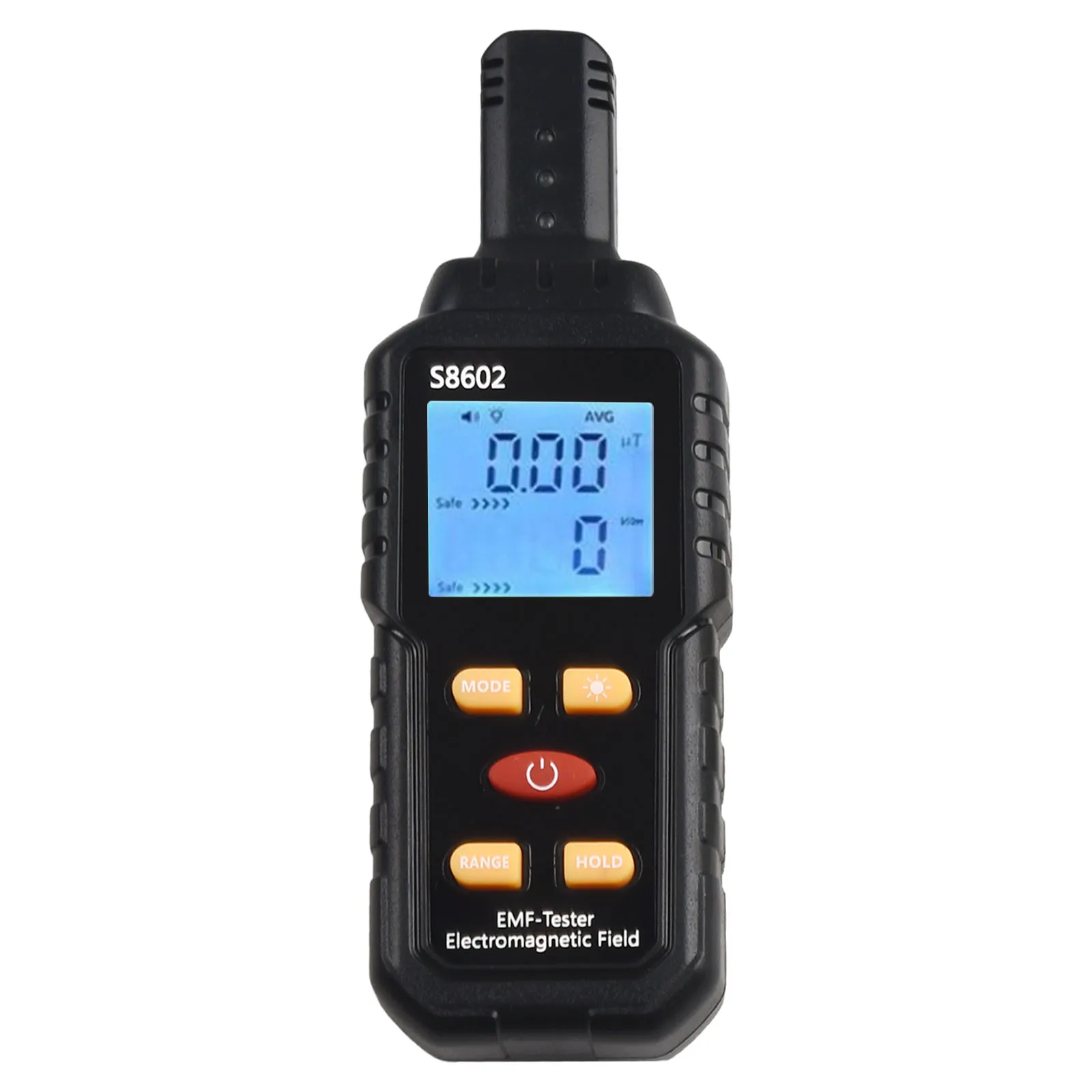 Campo di misurazione del campo magnetico Tester elettromagnetico Dosimetro Microcontrollore Chip Display digitale LCD Tempo di campionamento