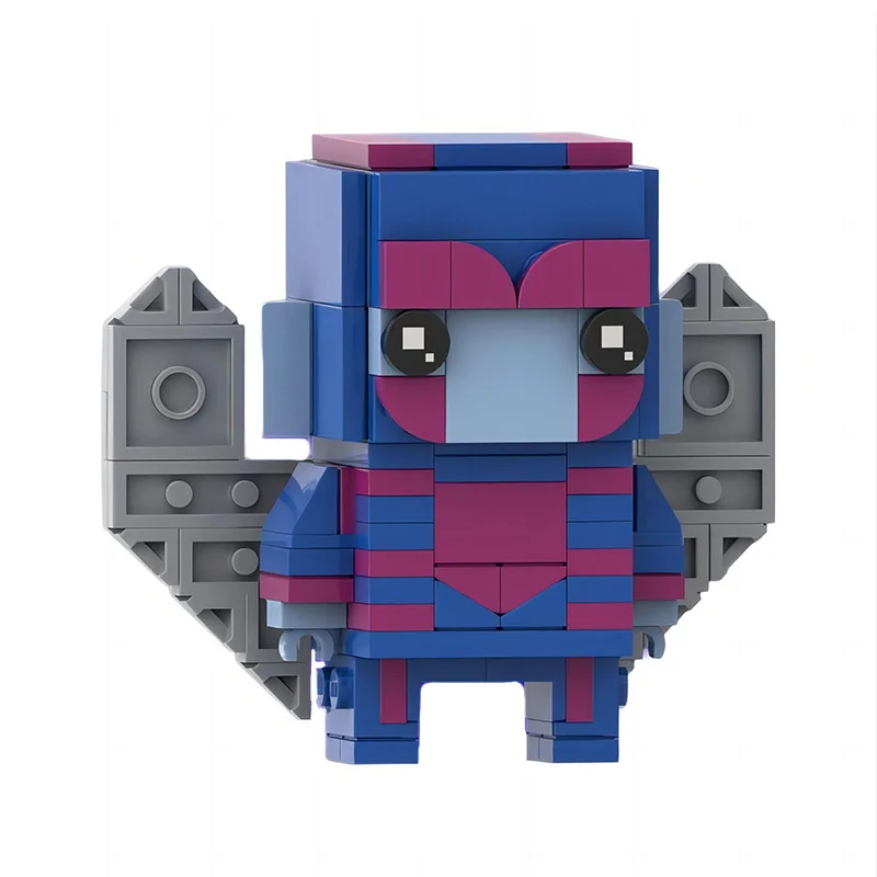 Moc Small Particle Assembled Figures Collection Ornaments X-Men Villain Collection Character Brickhead Series Boy Creative Model