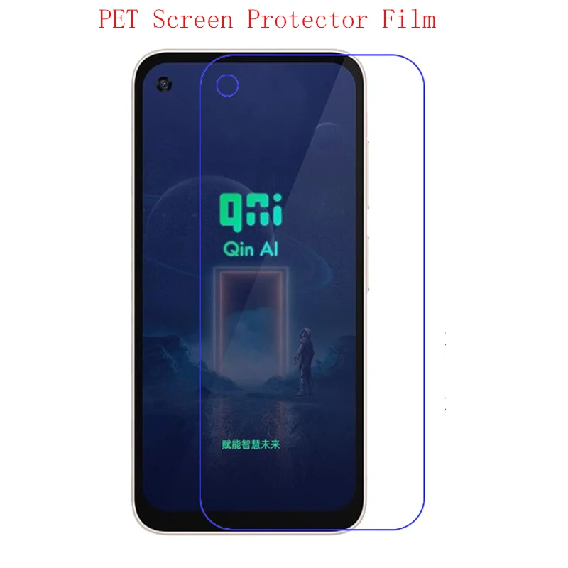 Protector de pantalla de plástico suave mate/antideslumbrante transparente HD PET película protectora para Duoqin Qin3 ultra 10 Uds