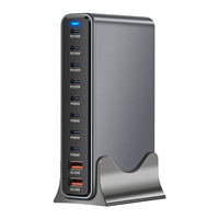 800W/670W/530W Fast USB C GaN Charger Block Dual 140W PD3.1 PPS Fast Charging Station for Multiple Devices Laptop Wall Charger