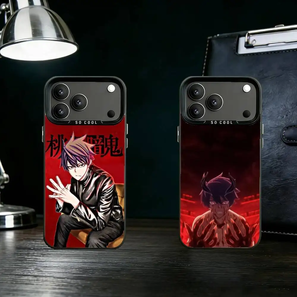 

TOUGEN ANKI S-Shiki Ichinose Phone Case For iPhone 17 16 15 14 13 12 11 Pro Max Plus Silver Matte Black Cover