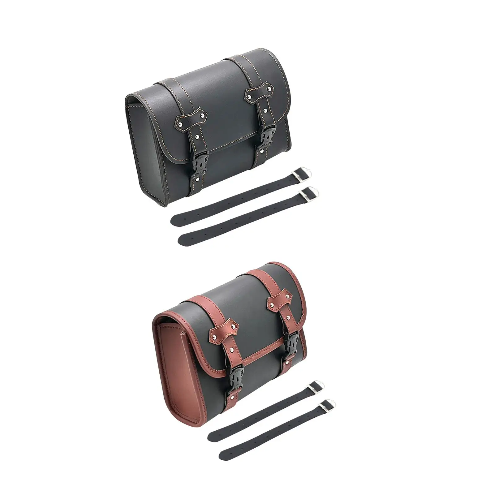 

Generic Motorcycle Tool Bag Fork Bag Easy to Install Motorbike Saddle Bag