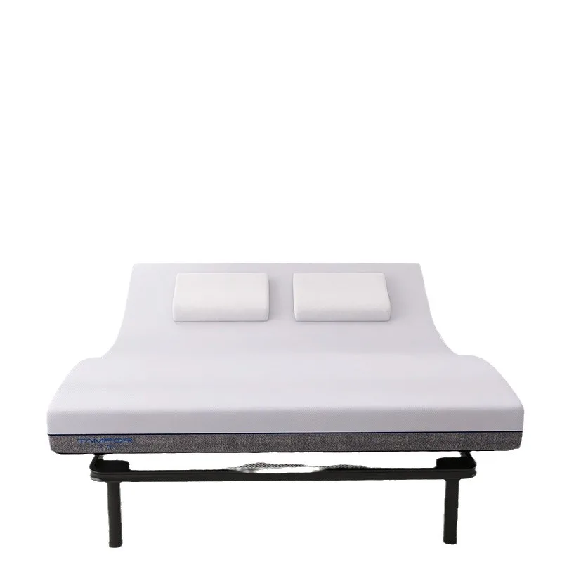 Letto intelligente camera da letto principale letto matrimoniale luce di lusso multifunzione 0 pressione materasso elettrico sollevamento integrato