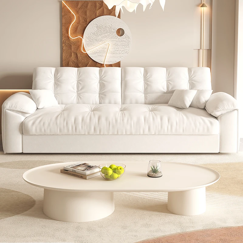 

European White Living Room Sofas Designer Latex Soft Lounge Living Room Sofas Lounge L Shaped Divano Angolare Moderno Furniture