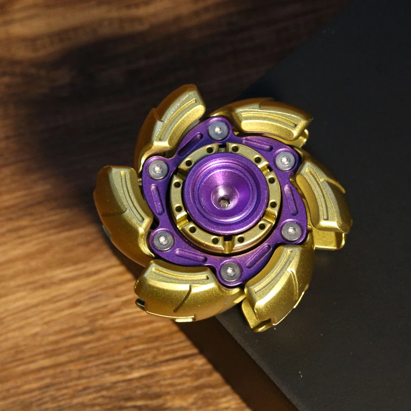 손가락 끝 자이로 피젯 스피너 다용도 CNC 손가락 끝 스트레스 해소 자폐증 피젯 장난감 성인 선물