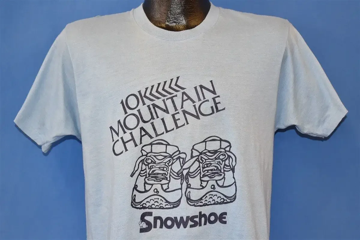 80s Mountain Challenge Run T Shirt Medium