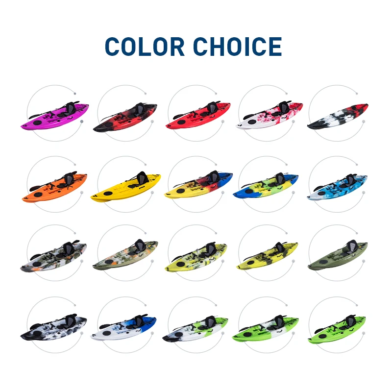 Non‑Inflatable Sit‑on‑Top Pedal Fishing Kayak Equipped With Fishing Accessories