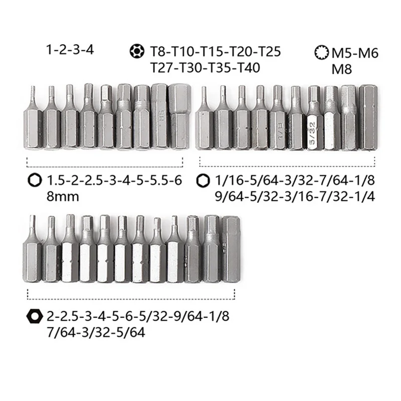 

A53Q-100-In-1 Screwdriver Set Batch Batch Nozzle Electric Screwdriver Connecting Rod Sleeve Set Hardware Tools Durable Reusable