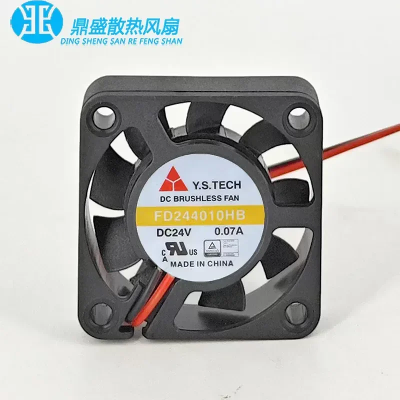 for Y.S.TECH Yuanshan FD244010HB 4010 4CM 24V 0.07A Inverter Cooling Fan Original Replacement