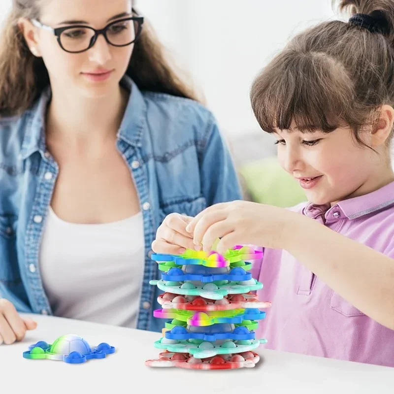 

Сенсорные игрушки-непоседа с пузырьками, черепаха, мягкая простая игрушка-непоседа с ямочками, игрушка для взрослых и детей, забавные антистрессовые игрушки