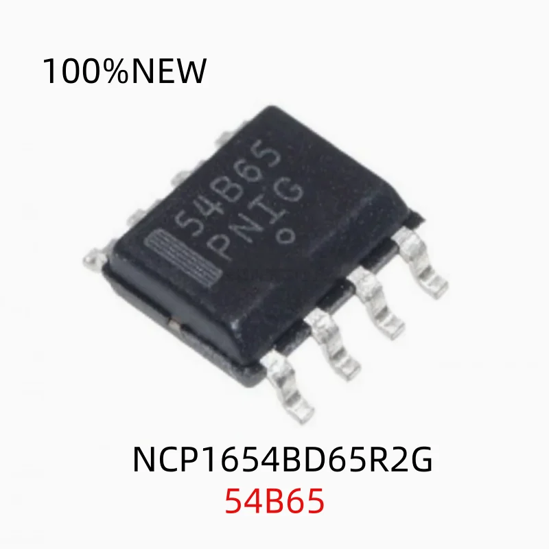 (10 Pieces) 100% New Ncp1654Bd65R2G 54B65 Sop-8 Power Factor Correction Controller Circuit Chip