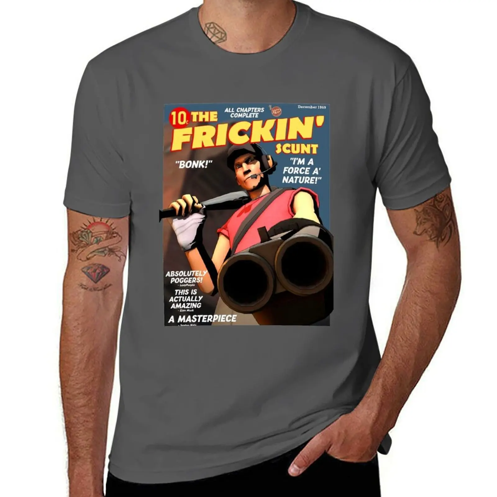 

Scout tf2 sfm classic T-Shirt Casual Loose Fit Short Sleeve T-Shirt