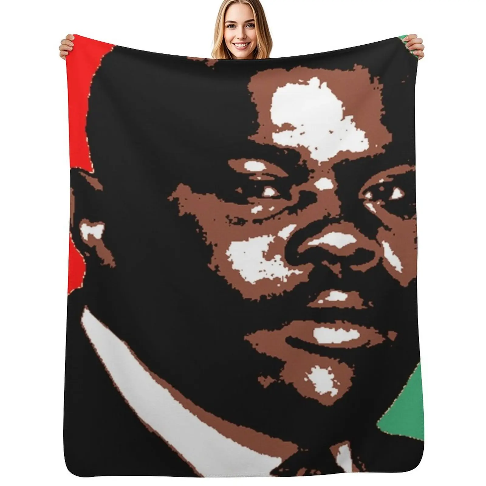 

MARCUS GARVEY Throw Blanket Luxury St decorative Nap Sleeping Bag Blankets
