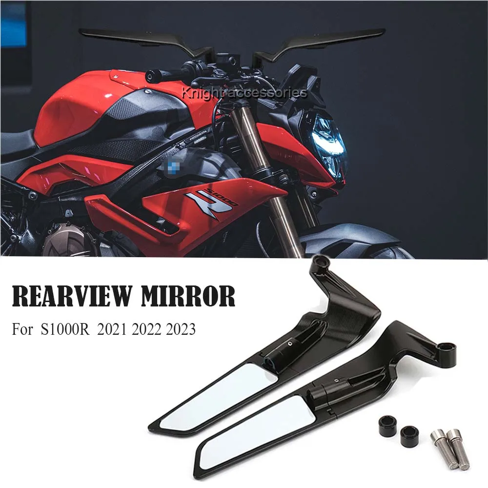 

For BMW S1000R S 1000 R s1000r 2021 2022 2023 Invisible Mirror Winglet Rearview Mirror Accessories Motorcycle Rearview