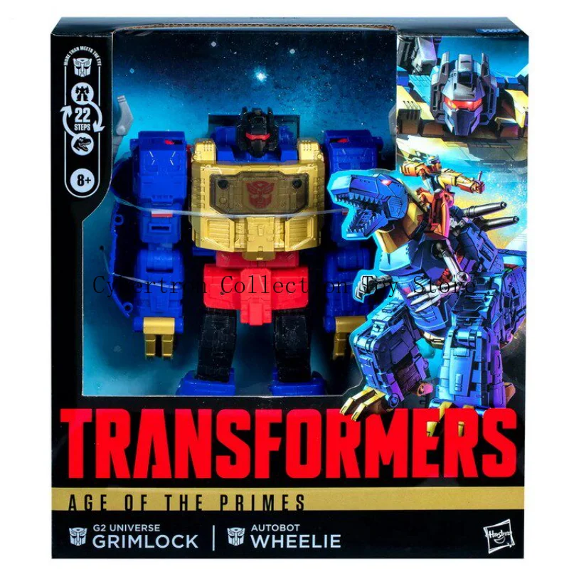 

[В наличии] Трансформирующиеся игрушки Age of The Primes G2: Официальная модель Grimlock & Wheelie Leader Class, подвижная фигурка