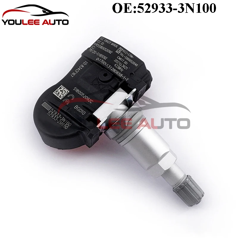 4PCS New 52933-3N100 529333N100 52933-2M650 TPMS Tire Pressure Sensor For Hyundai Accent Genesis G80 Kia Sorento Rio Auto Parts