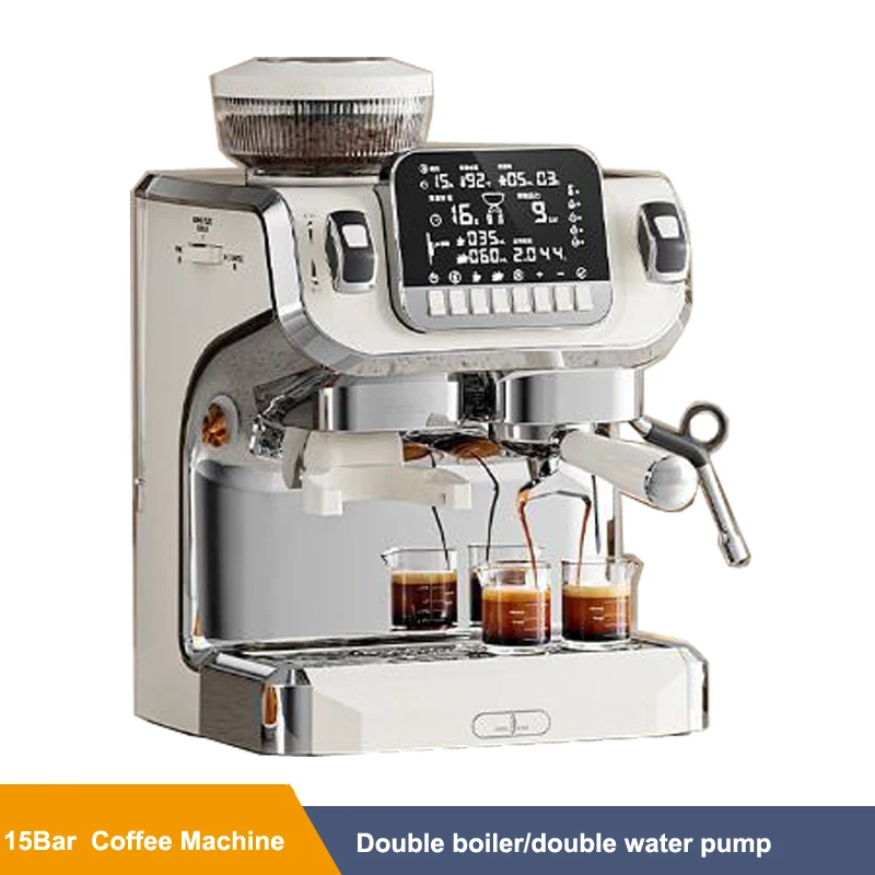 Italian Commercial Automatic Espresso Machine Professional Espresso Coffee Maker With Grinding Function