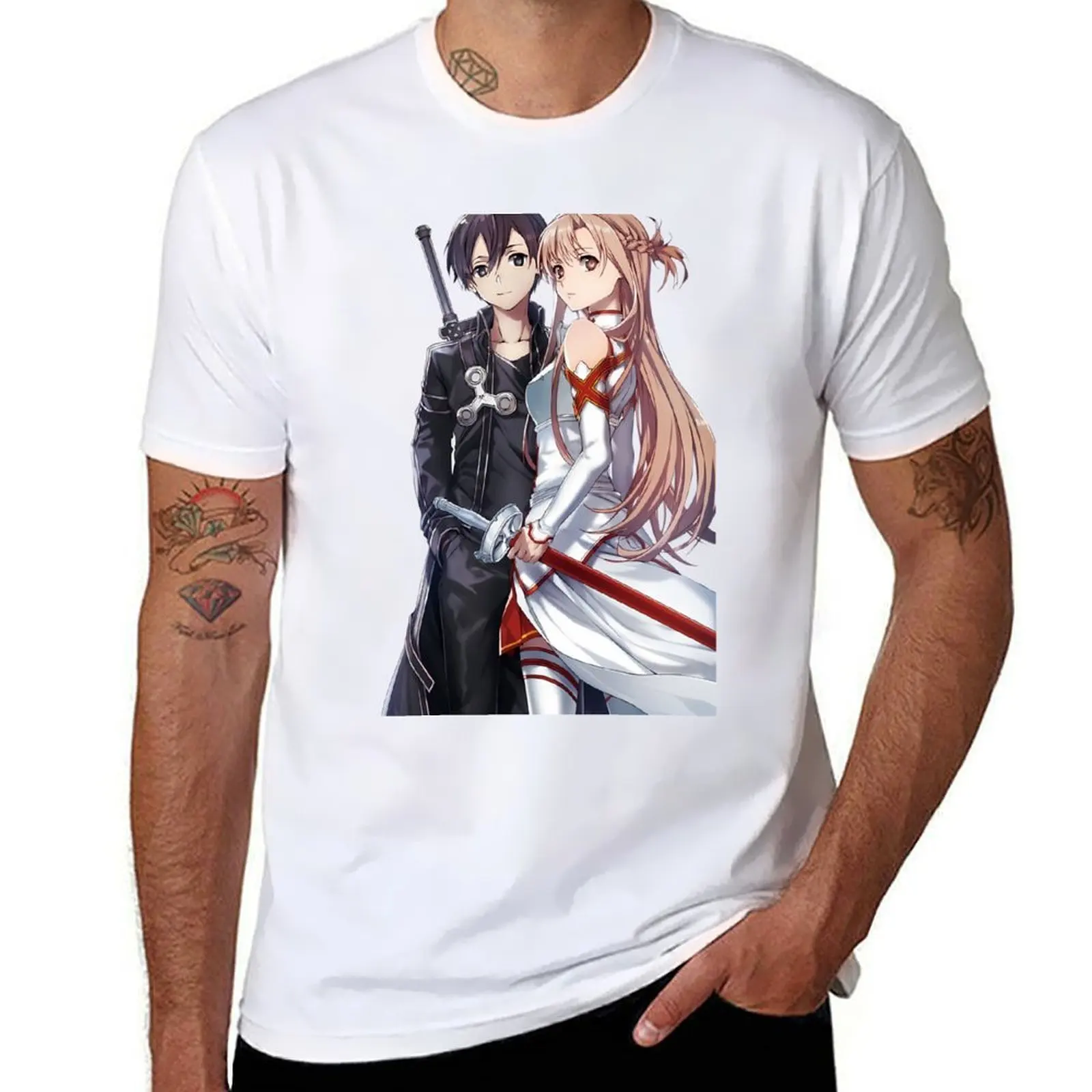 

& t tees Asuna man graphic shirt shirts graphic shirt T-Shirt man man t t for plain Kirito