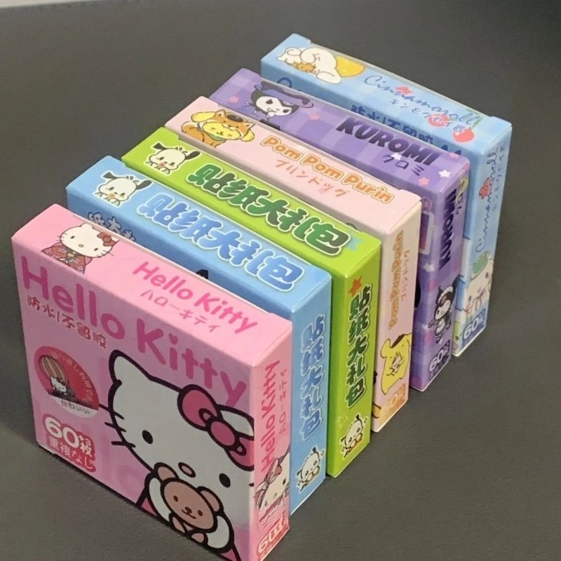 

Sanrio Hello Kitty Kuromi Cartoon Anime Stickers Personalized Decoration Cute Creative Wall Decoration Children Festival Gifts