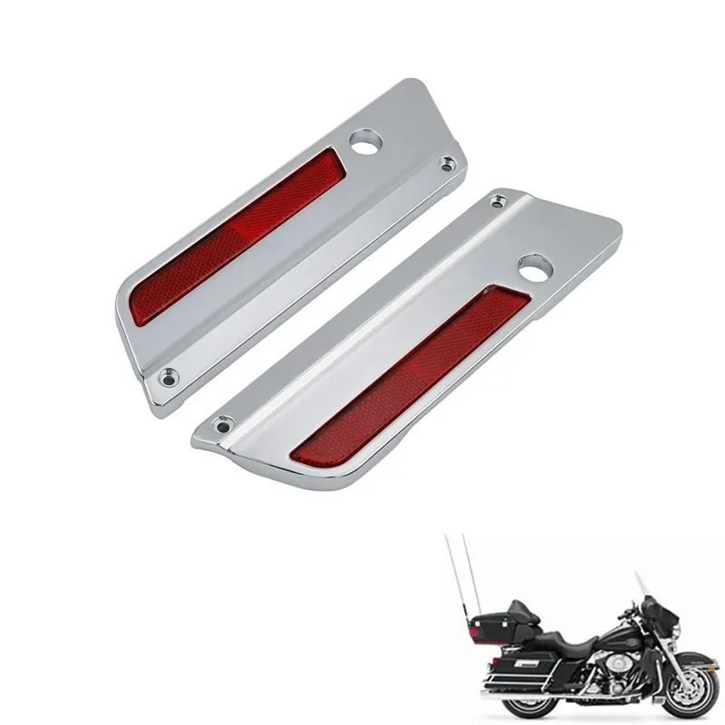 

Для Harley Hard Touring FLT FLHT FLHTCU FLHRC 1994-2013, мотоциклетная сумка, защелка, отражатель