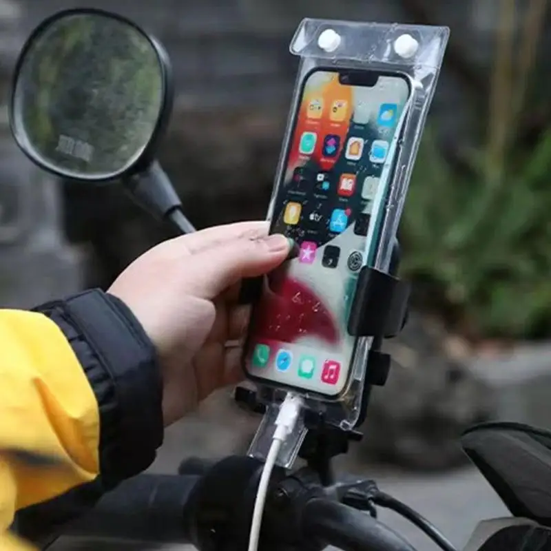 5/10Pcs Thickened Transparent Phone Bag Waterproof & Dustproof Pouch Universal Mobile Phone Multifunctional Storage Bags