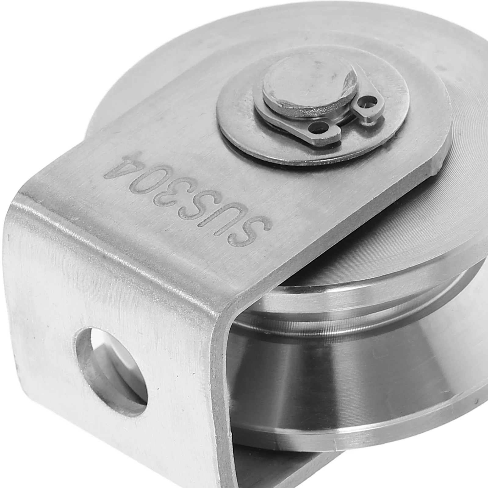 Roues de porte de placard à poulie, 2 pièces, système de câbles robuste, bloc coulissant, corde d'armoire, Rail suspendu, piste en acier inoxydable