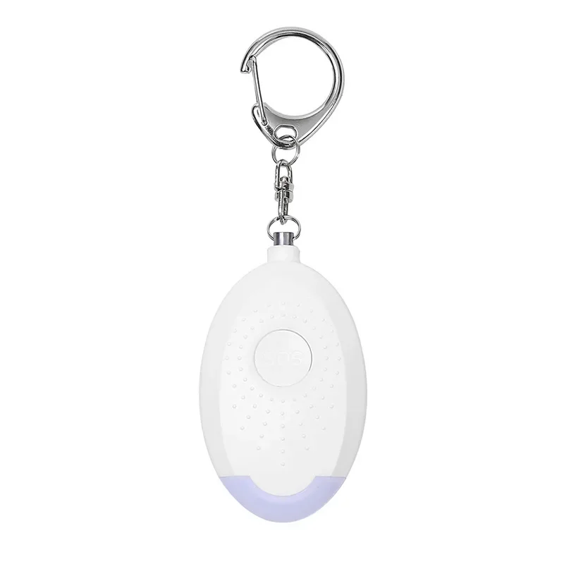 

Portable Emergency Personal Security Alarms Self-Defense 130Decibels LED Light Safety Key Chain Pedant for Woman Kids Elderly