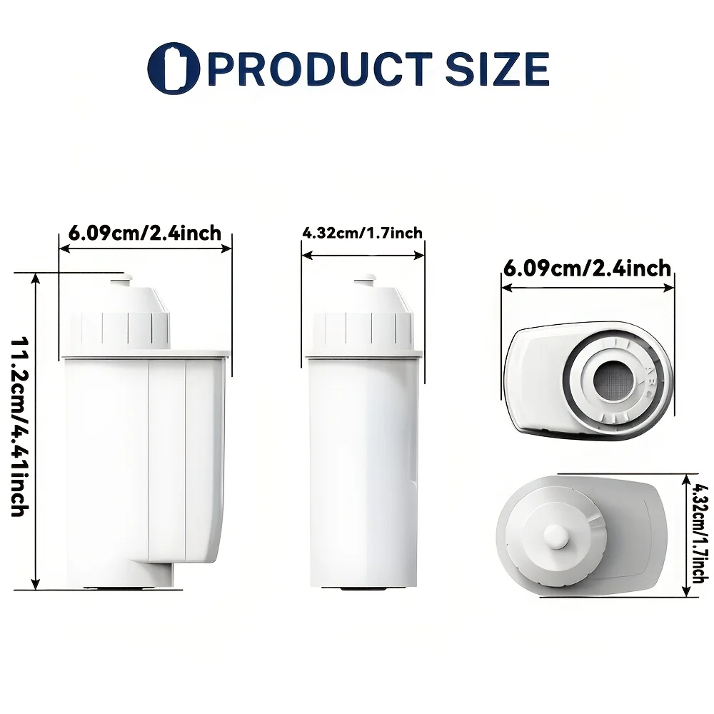 فلتر مياه بديل لـ EQ3/EQ6/EQ9، EQ500، S700، ماكينة صنع القهوة بفلتر المياه لسلسلة TZ70003/TCZ7003/467873، Neff C77V60