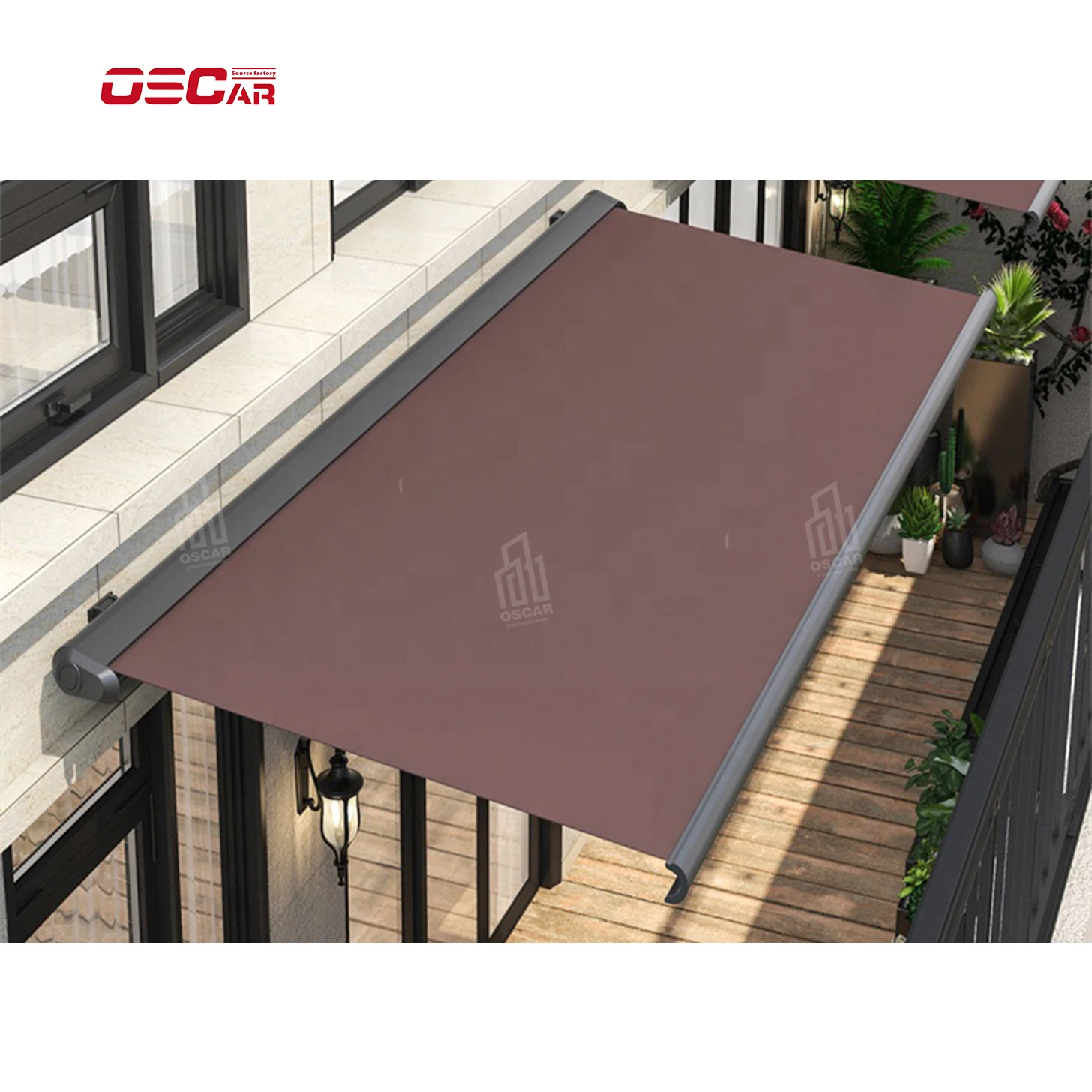 Drop arms awning tenda da sole per balcone