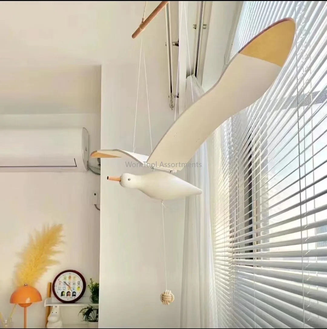 Flying seagulls hanging birds living room balcony decoration children's headboard toys hanging decorations in the air