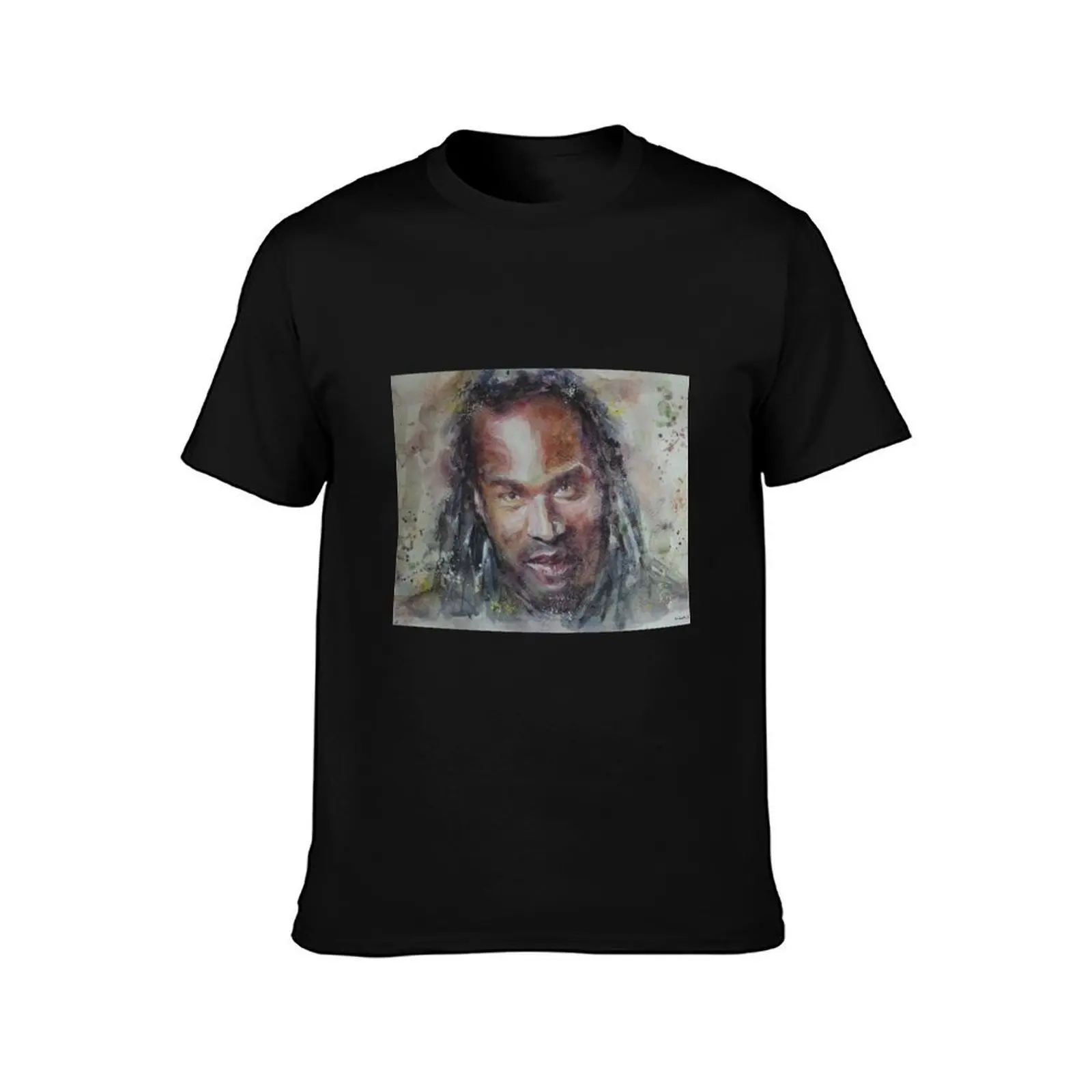 Benjamin Zephaniah - Portrait 1 T-Shirt Big and Tall Loose Fit T-Shirt