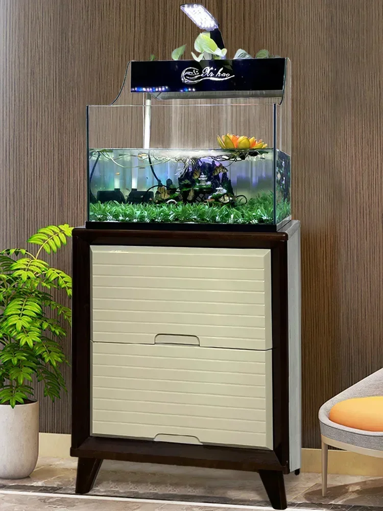 Small Desktop Home Living Room Square Landscape Lazy Aquarium Manufacturer