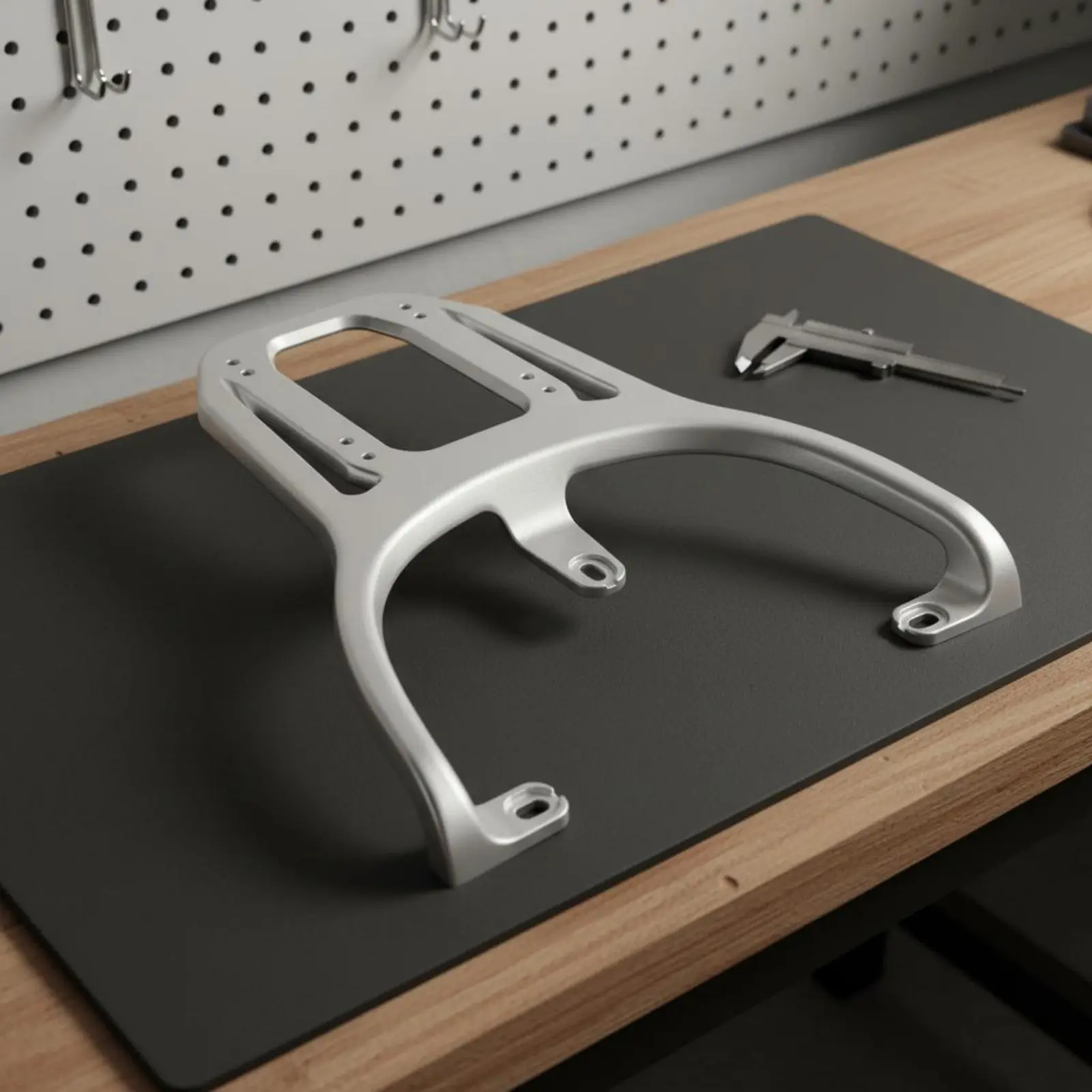 Rear Luggage Rack Sturdy Duty Scooter Tail Box Bracket Electric Scooter Rear Rack Sturdy Construction Tail Luggage Carrier