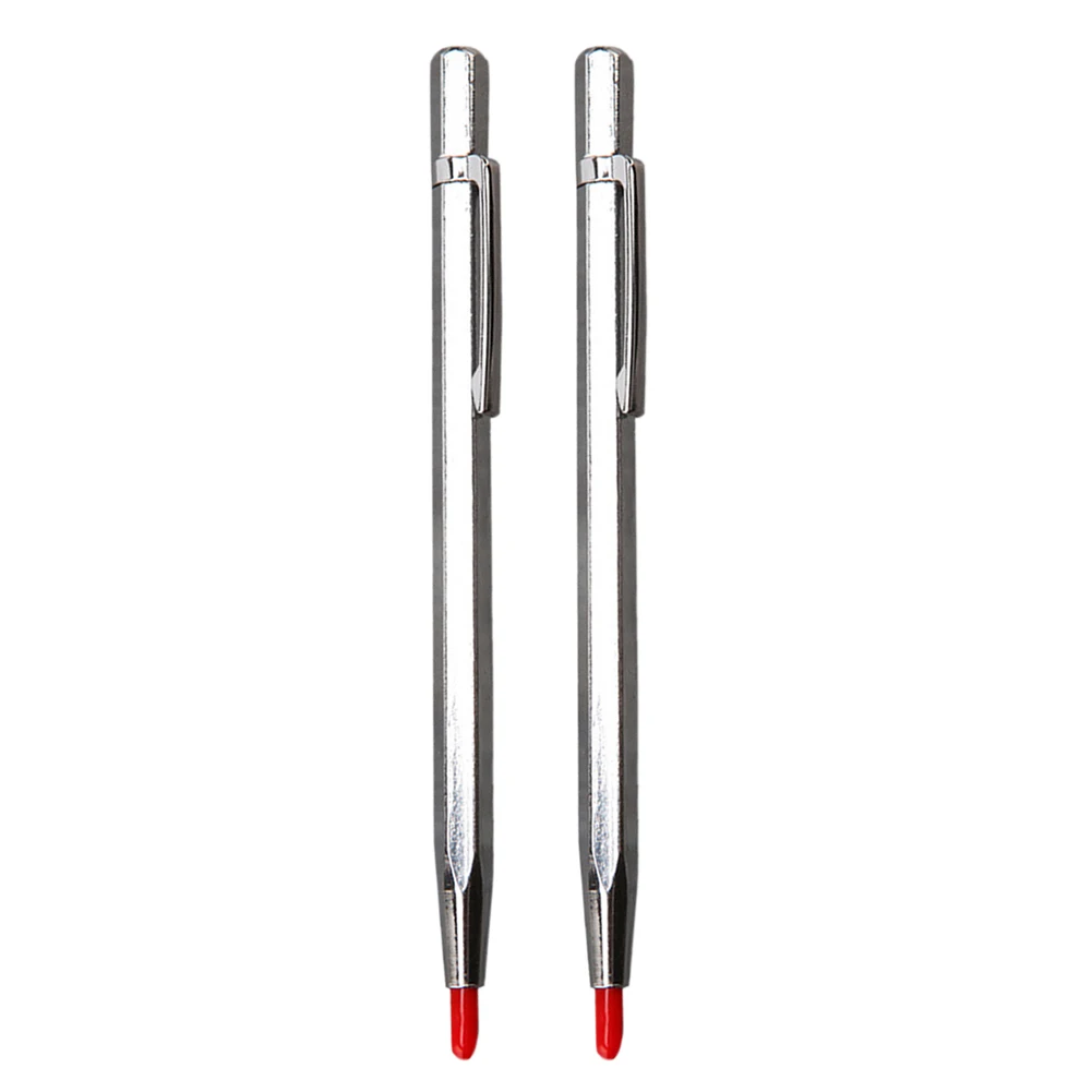 Tile Cutter Tile Lettering Pen 2Pcs Carbide Diamond Glass Cutter Engraving Pen Scratch-resistant Wear-resistant