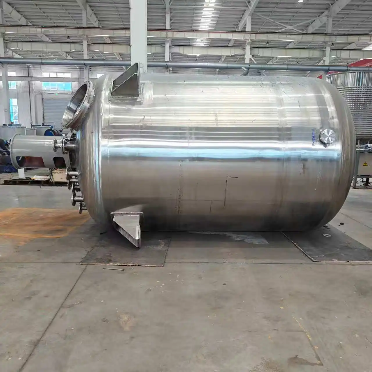 Motore per recipiente a pressione per reattore di riscaldamento con giacca in acciaio inossidabile SS316L personalizzato ad alta pressione da 1000 litri