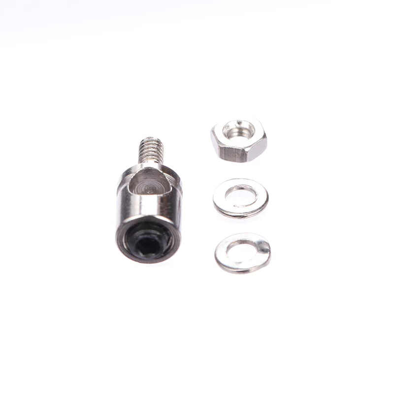 Bouchon de liaison de tige de poussée de bateau d'avion RC, connecteurs Servo, diamètre réglable 3.1mm/2.1mm/1.8mm/1.3mm, hélicoptère bateau Rc 10 pièces
