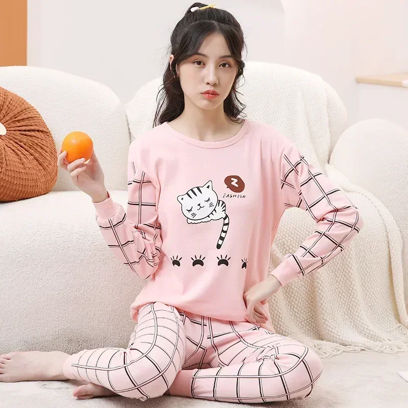 Girls Pajamas Sets 8 to 9 10 11 12 13 14 15 16 18 Years Cotton 100 Toddler Kids Pijamas Long Sleeve Cute Pyjama Pink Unicorn Pjs