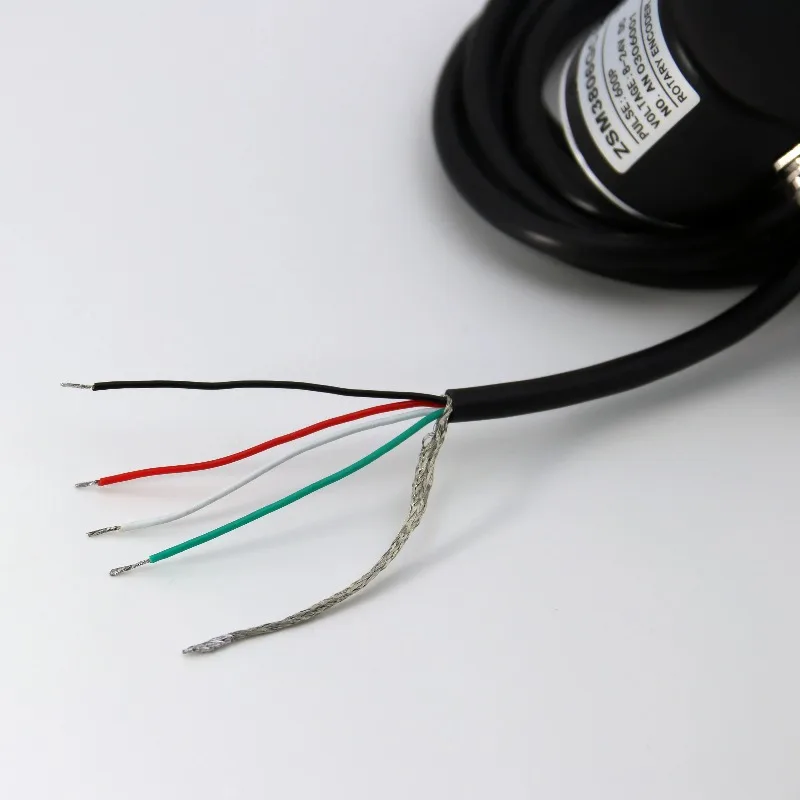 100/200/360/400/500/600P Photoelectric Incremental Rotary Encoder AB 2-phase NPN open collector output Optical rotary encoder
