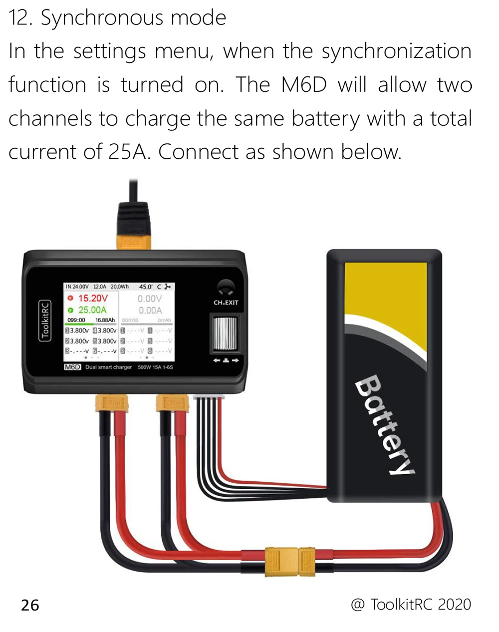 ToolkitRC M6D V3 500W 15A DC Dual Channel MINI Smart Ladegerät Entlader Für 1-6S Lipo Batterie FPV Modell Ersatzteil Ersetzen – Detail 40