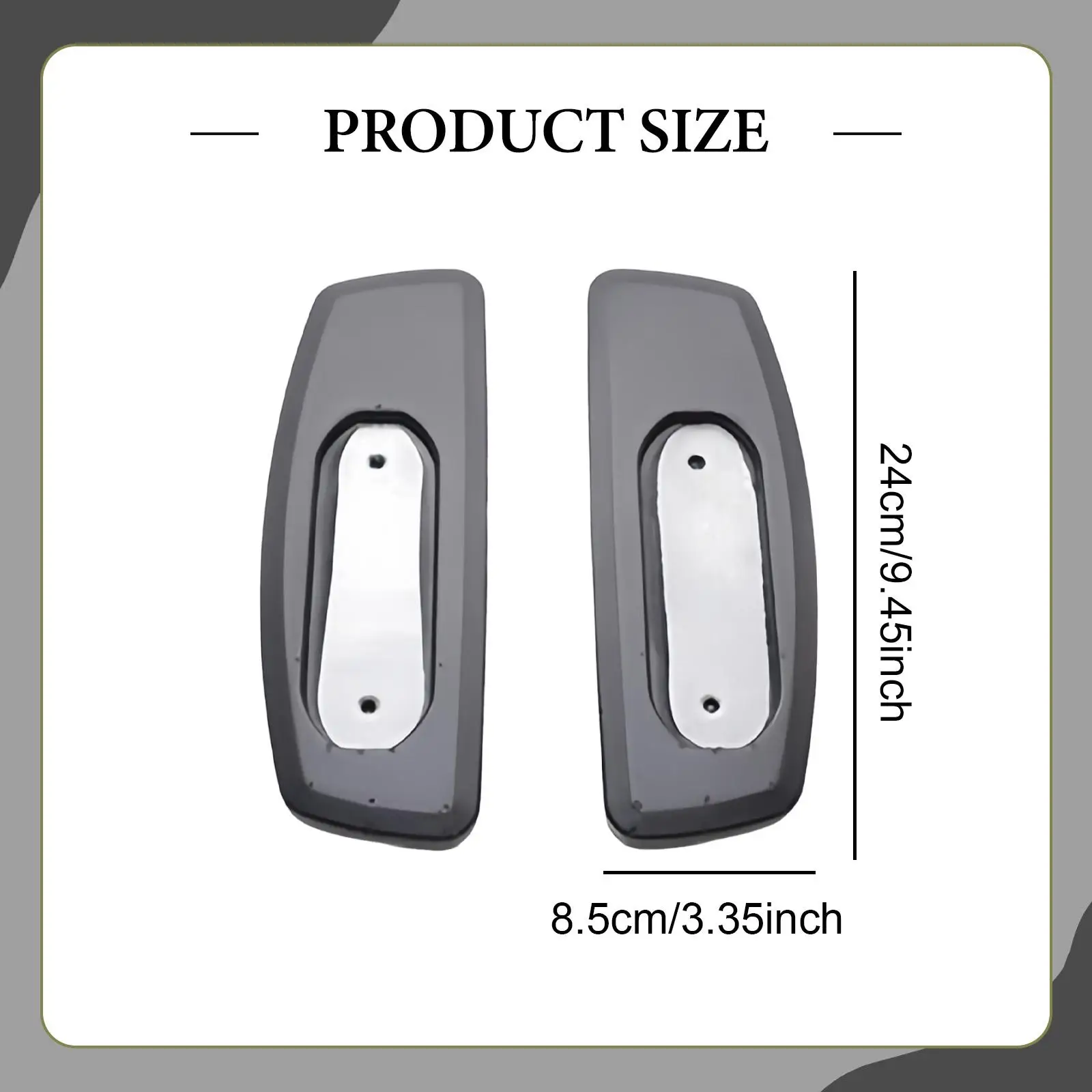 2x bureaustoel armleuning pads, elleboogkussen, armleuning kussen, PU armpads vervanging voor gaming stoelen thuis fauteuils woonkamer