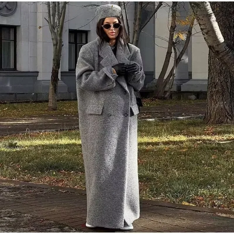 

Повседневная длинная хлопковая куртка на пуговицах с воротником-стойкой, женская модная верхняя одежда средней толщины с круглым вырезом и длинными рукавами