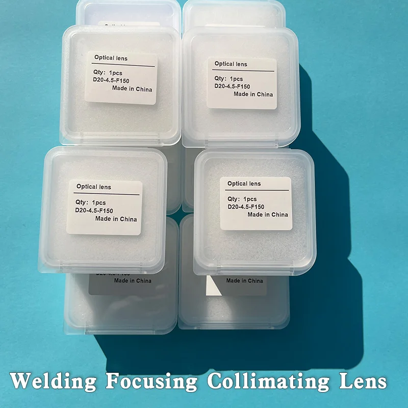 10 Stück Laser-Handschweißreinigungslinse D16/20*5.0-F60 Kollimator-Fokuslinse D20*4.5-F150 für CQWY WSX QiLin Sup Schweißpistole – Detail 3
